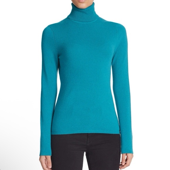 NWT! Neiman Marcus Cashmere Turtleneck - Picture 1 of 5